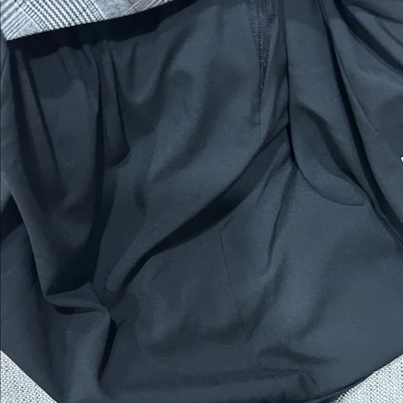 Banana Republic Gray Plaid Midi Dress - Picture 4 of 4